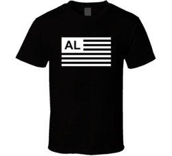 black and white flag t shirt