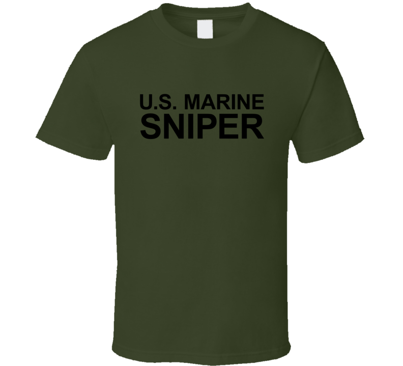 U.s. Marine Sniper Special Class United States T Shirt