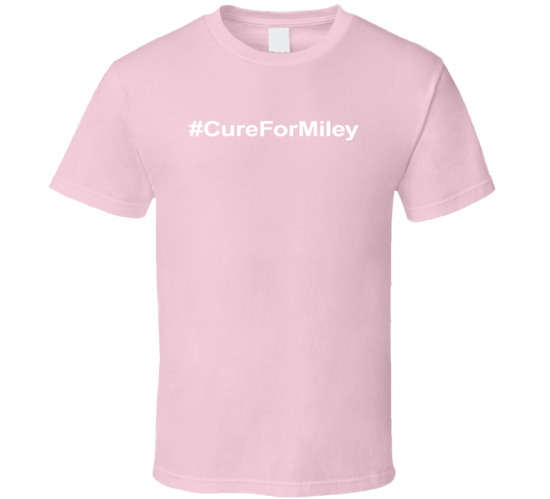 Cure For Miley Supporters #CureForMiley HIV AIDS T Shirt