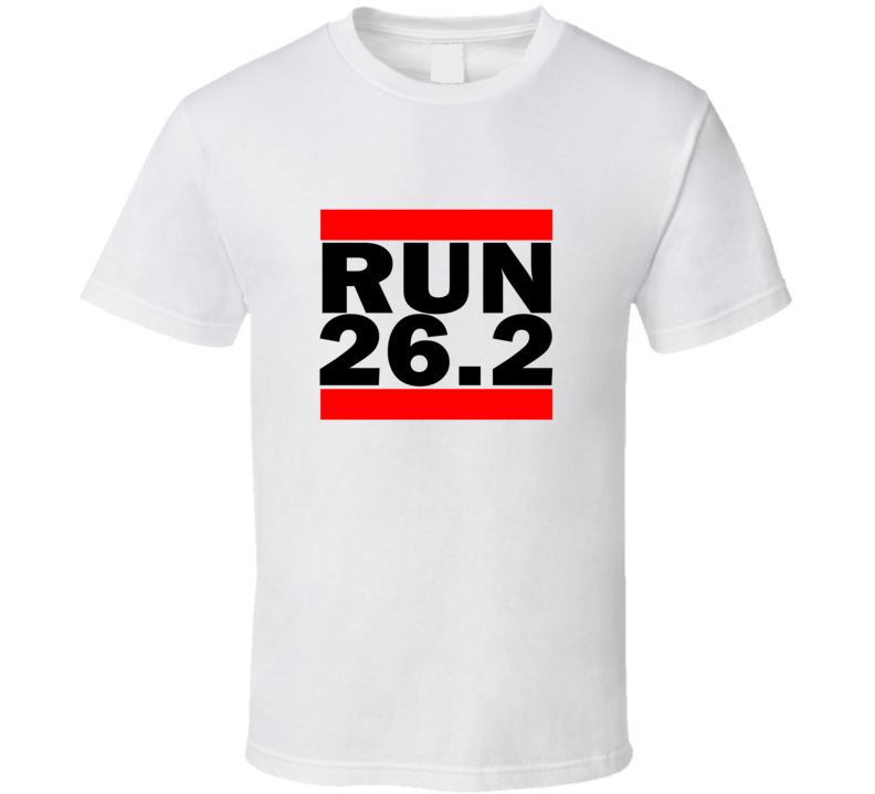 New York Marathon RUN DMC 26.2 Running Jogging T Shirt