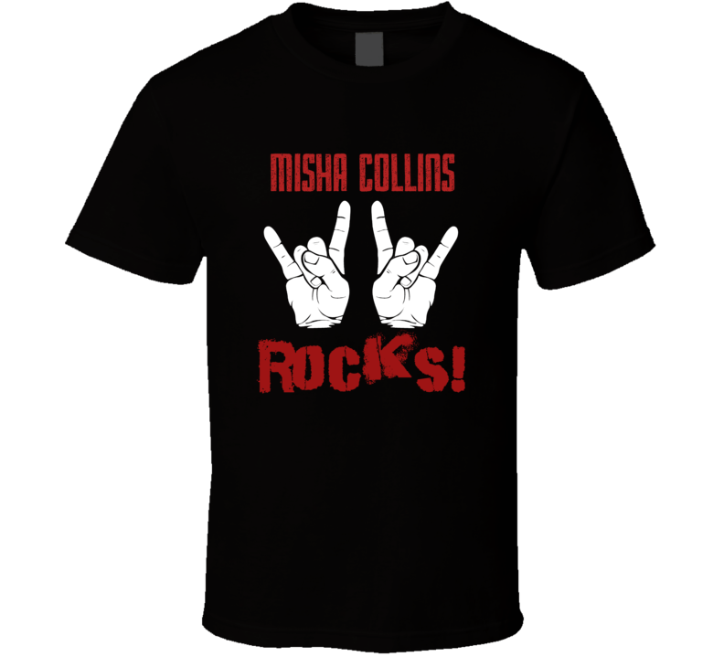 Misha Collins  ROCKS T shirt