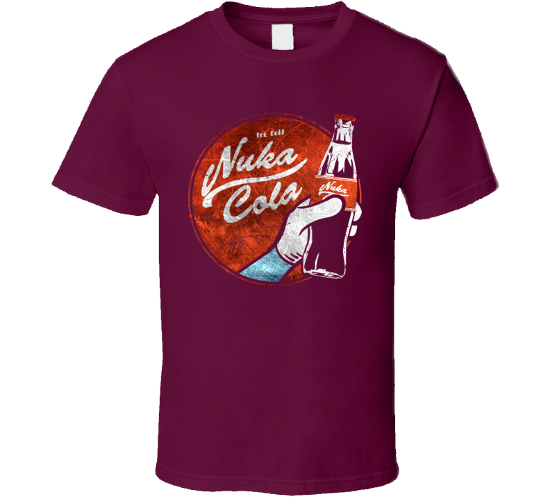 Nuka Cola Fall Out Drink Gaming T Shirt