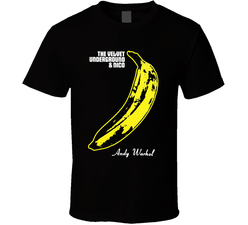 Velvet Underground Black Banana T Shirt 