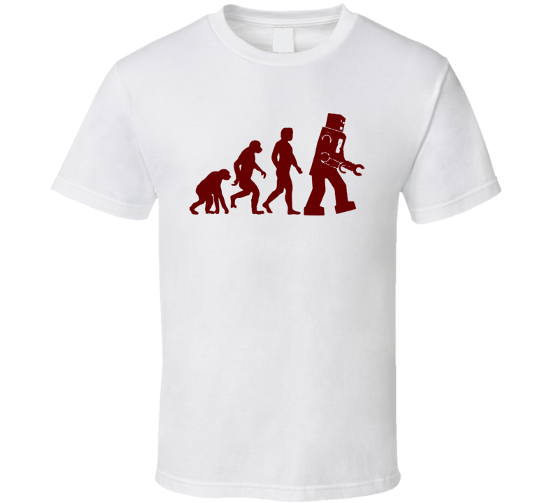 Robot Evolution Funny T Shirt