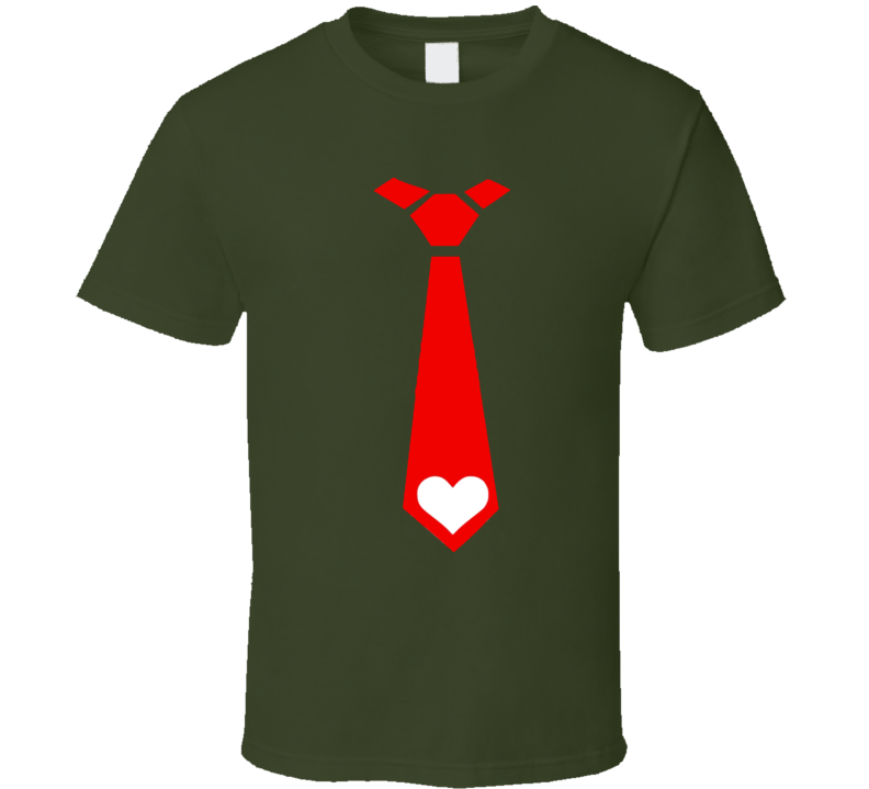 Heart Tie T Shirt