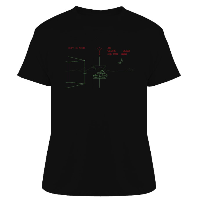 Battlezone Video Game Retro 80s T Shirt