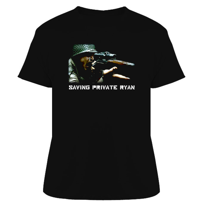 Saving Private Ryan 90s Movie T Shirt