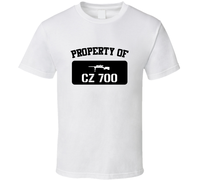 Property Of My Cz 700 Sniper Rifle  T Shirt