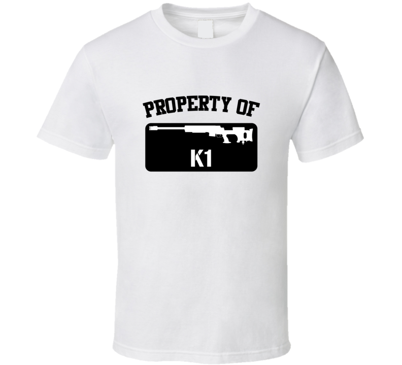 Property Of My K1 Submachine Gun  T Shirt