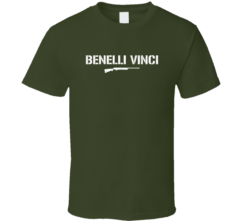 Benelli Vinci Shotgun Military Distressed T Shirt