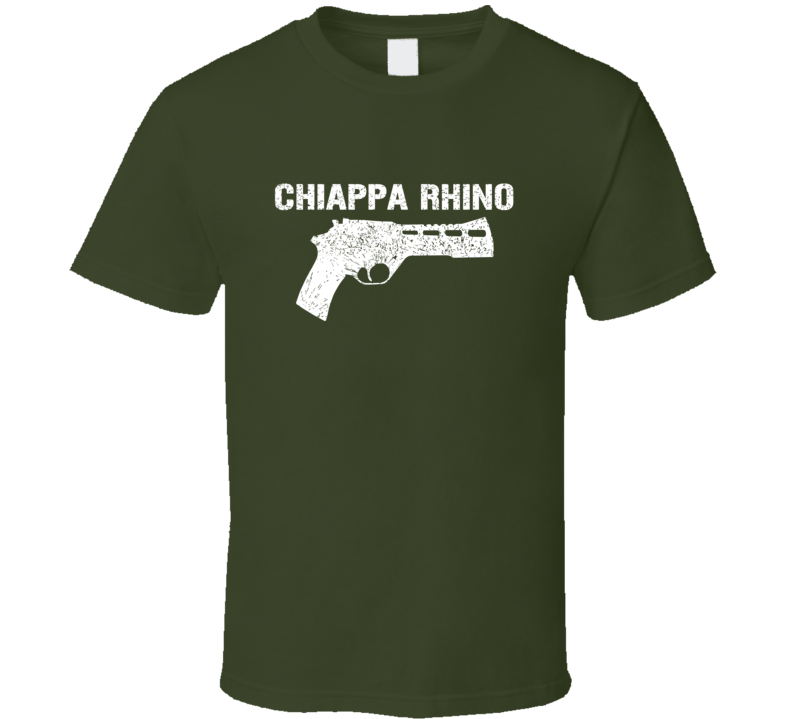 Chiappa Rhino Revolver Military Distressed T Shirt