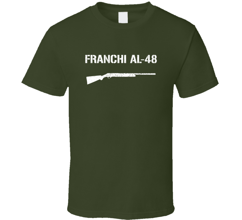 Franchi Al48 Shotgun Military Distressed T Shirt