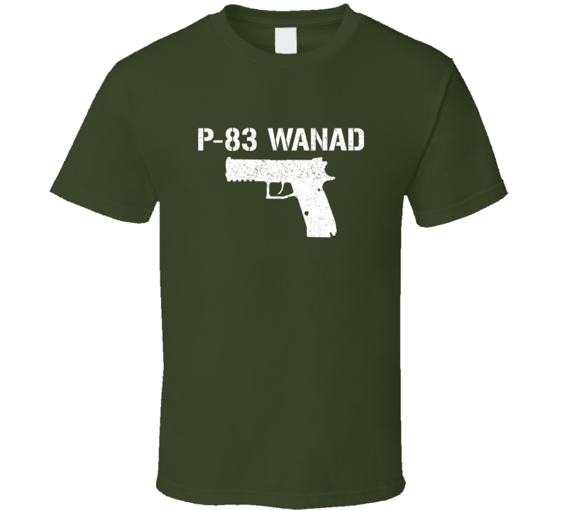 P83 Wanad Pistol Military Distressed T Shirt