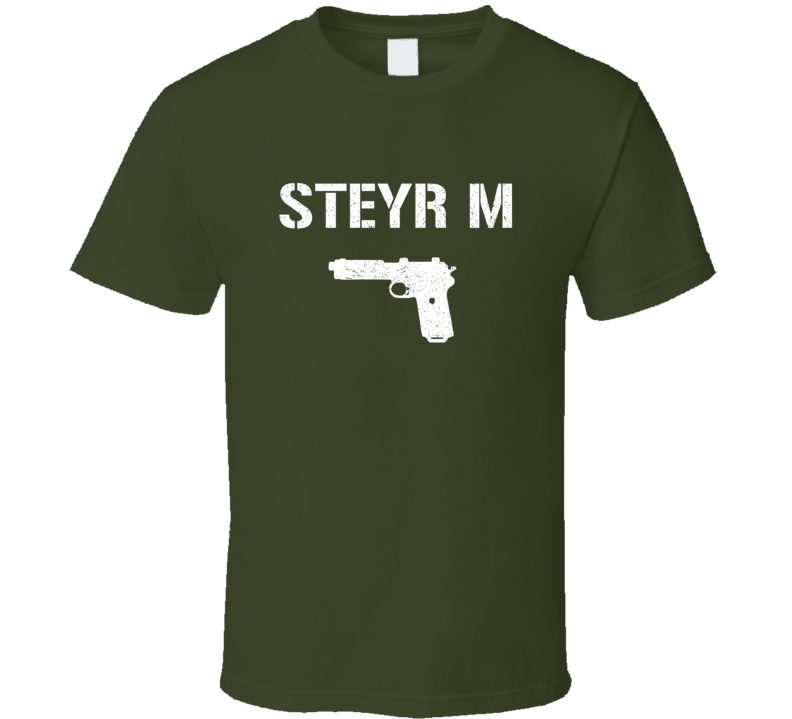 Steyr M Pistol Military Distressed T Shirt