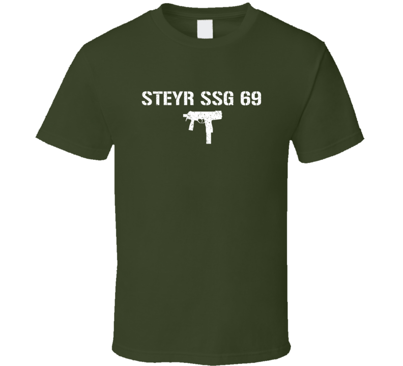 Steyr Ssg 69 Pistol Military Distressed T Shirt