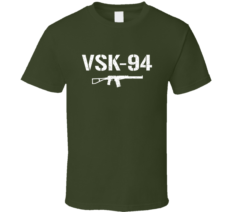 Vsk94 Sniper Rifle Military Distressed T Shirt