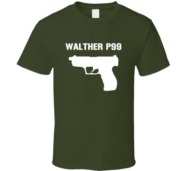 Walther P99 Pistol Military Distressed T Shirt