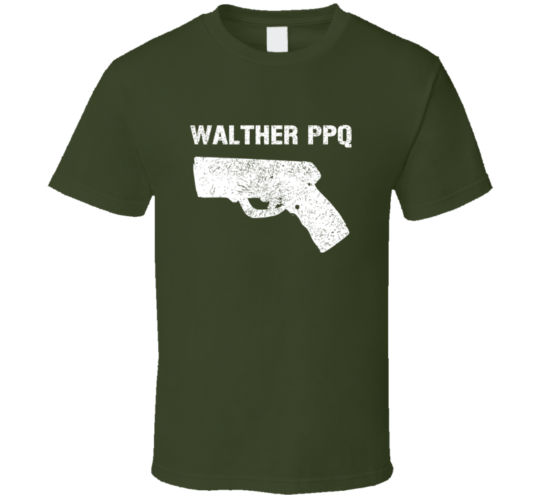 Walther Ppq Pistol Military Distressed T Shirt