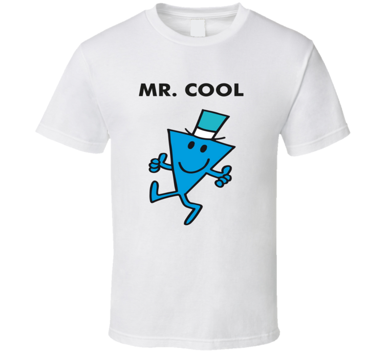 Mr Cool Character From Mr Men Book Series Fan T Shirt