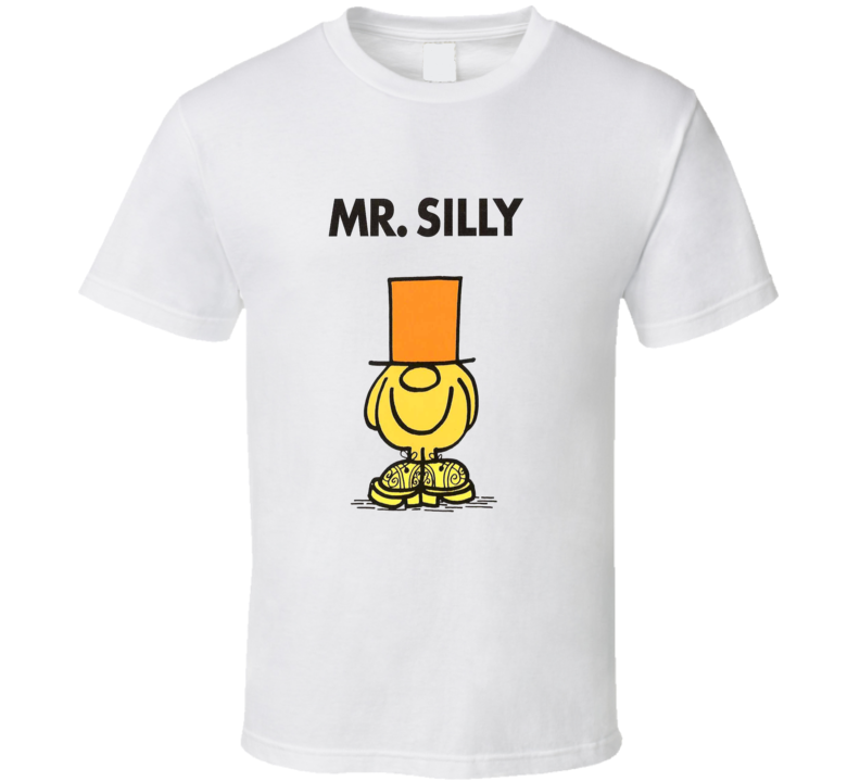 Mr Silly Character From Mr Men Book Series Fan T Shirt