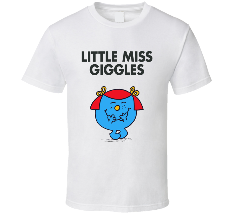 Little Miss Giggles Character From Little Miss Book Series Fan T Shirt