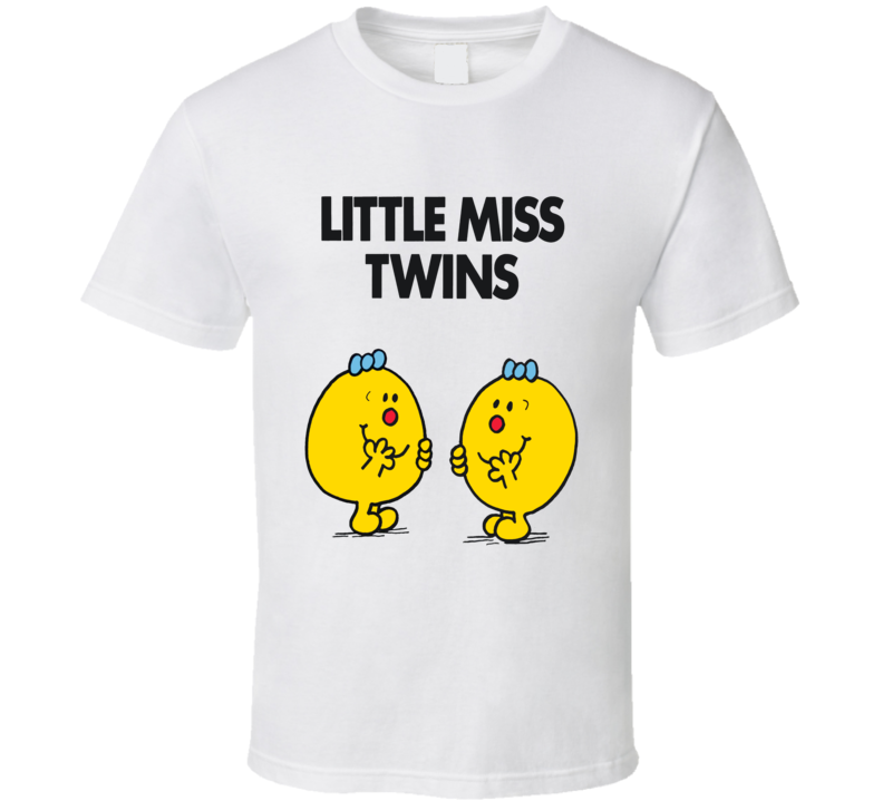 Little Miss Twins Character From Little Miss Book Series Fan T Shirt