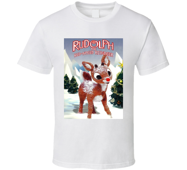 Rudolph The Red-Nosed Reindeer Christmas Movie Poster T Shirt