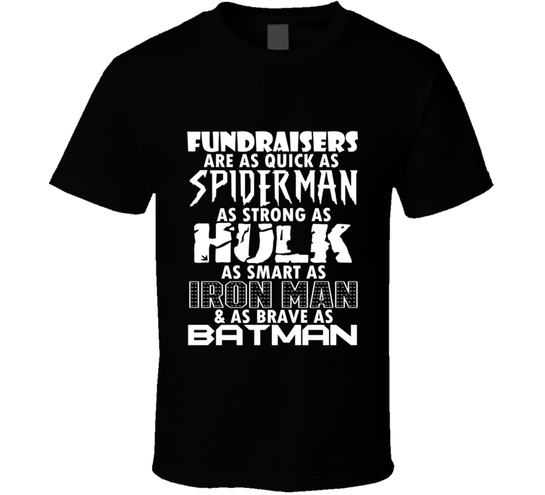 Fundraisers Funny Comic Book Superhero T Shirt