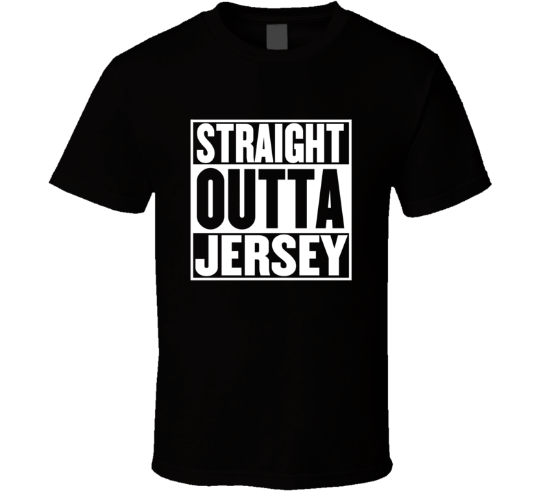 Straight Outta Jersey Movie Parody Shirt