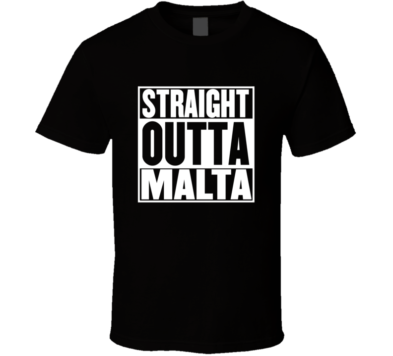 Straight Outta Malta Movie Parody Shirt