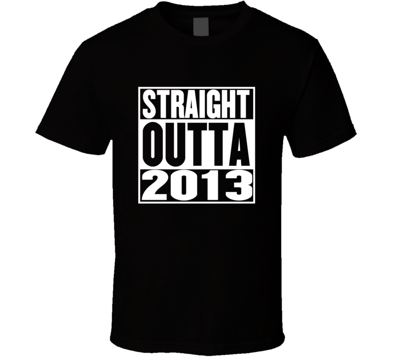 Straight Outta 2013 Movie Parody Shirt