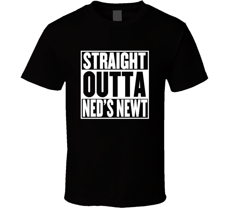 Straight Outta Ned's Newt Movie Parody Shirt