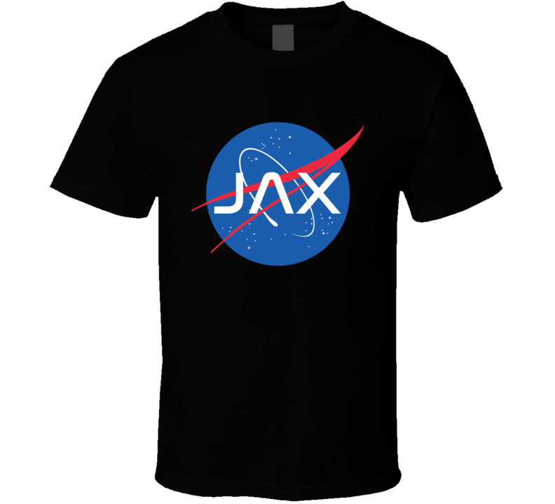 Jax NASA Logo Your Name Space Agency T Shirt