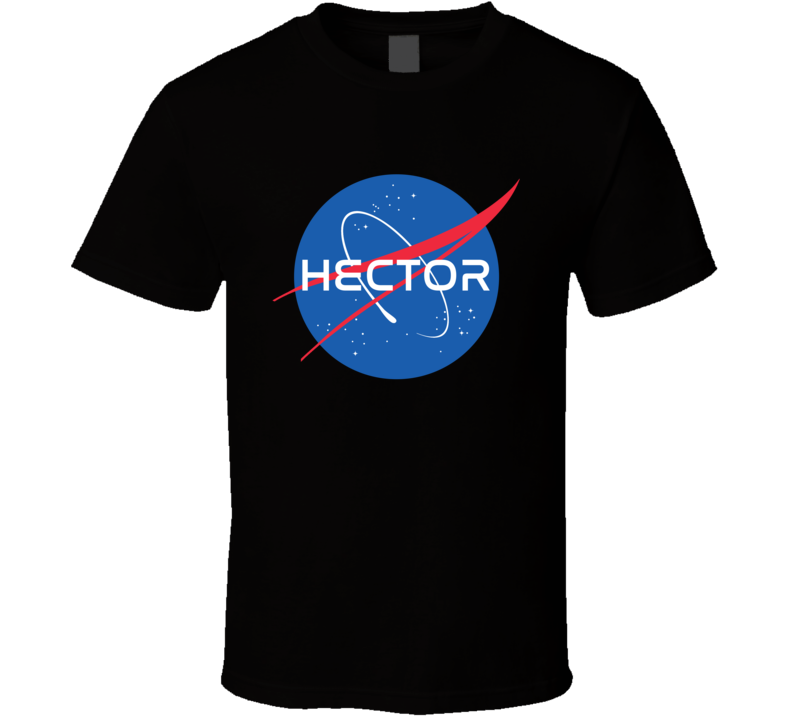 Hector NASA Logo Your Name Space Agency T Shirt