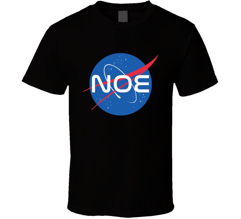 Noe NASA Logo Your Name Space Agency T Shirt