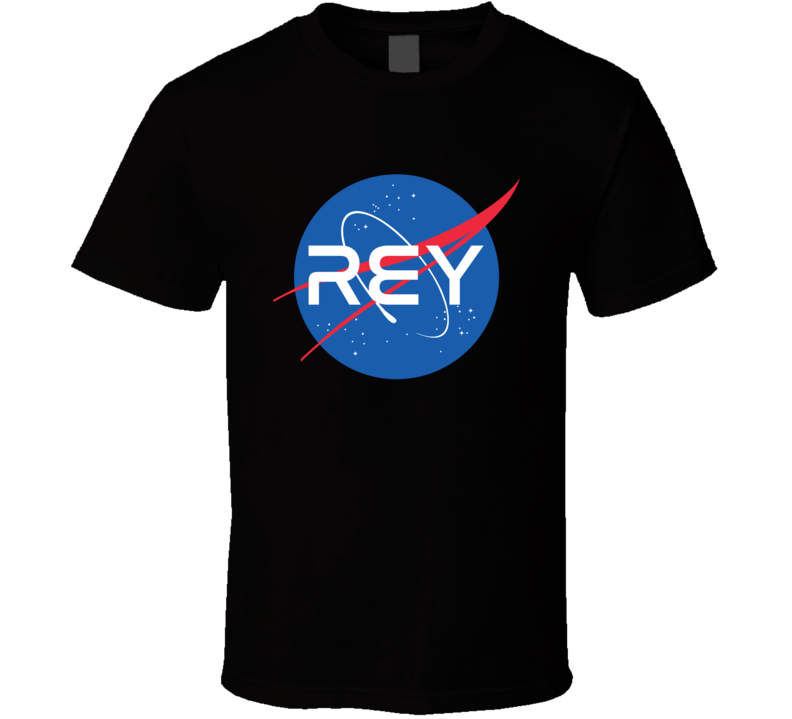 Rey NASA Logo Your Name Space Agency T Shirt