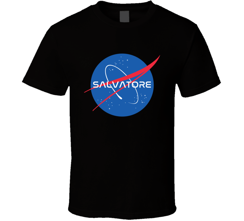 Salvatore NASA Logo Your Name Space Agency T Shirt