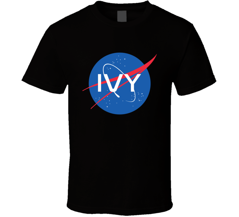 Ivy NASA Logo Your Name Space Agency T Shirt