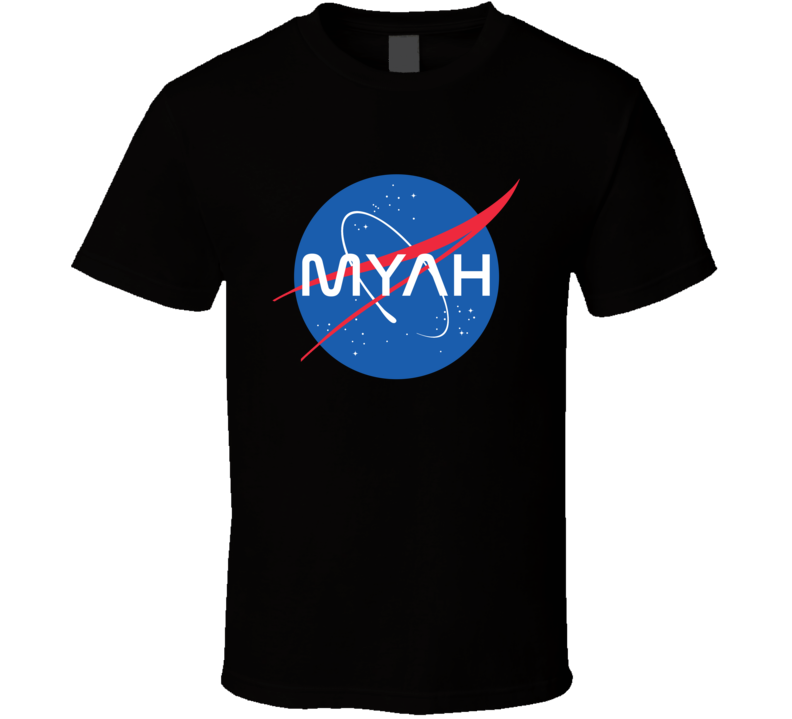 Myah NASA Logo Your Name Space Agency T Shirt
