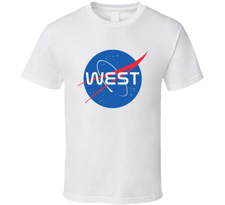 WEST NASA Logo Your Last Name Space Agency T Shirt