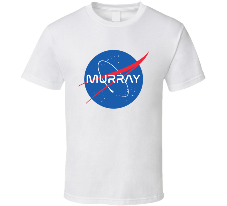 MURRAY NASA Logo Your Last Name Space Agency T Shirt