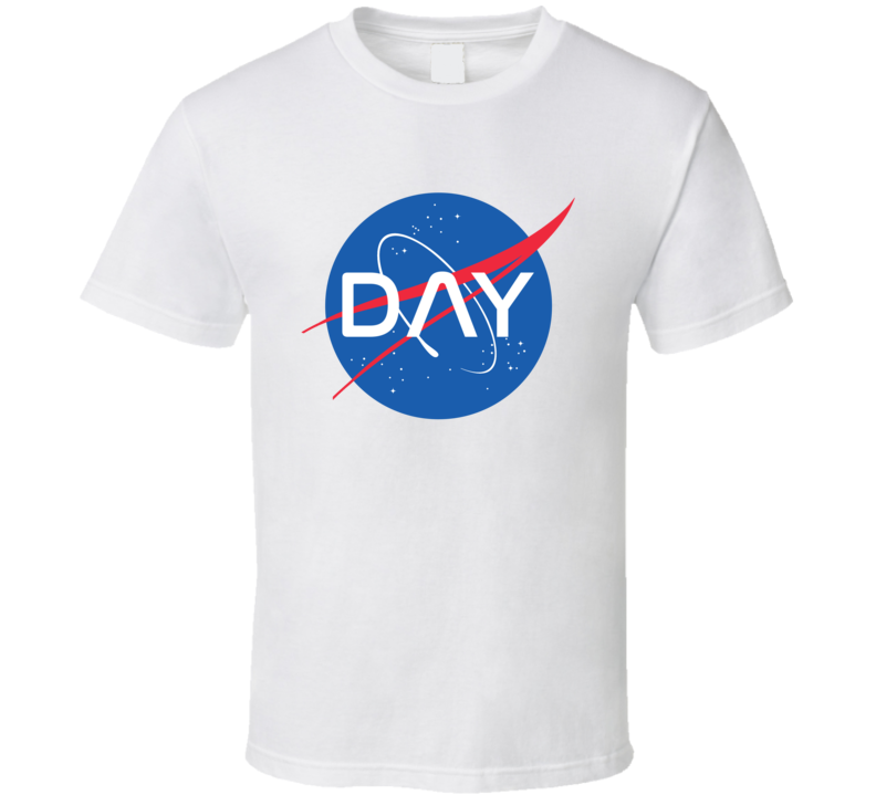 DAY NASA Logo Your Last Name Space Agency T Shirt