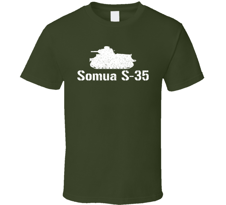 France Medium Tank Somua S-35 Military T Shirt