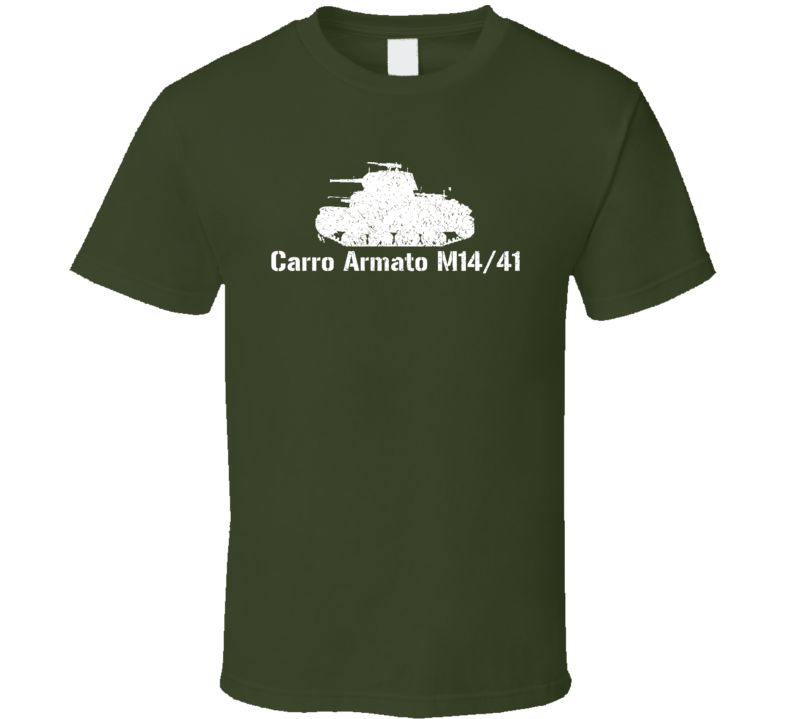 Italy Medium Tank Carro Armato M14/41 Military T Shirt