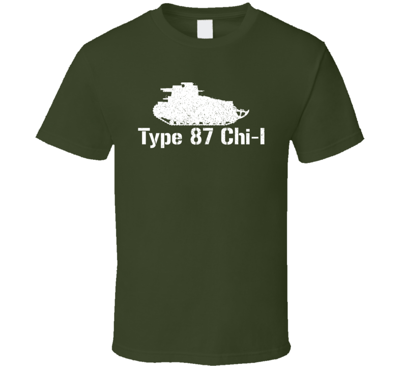 Japan Medium Tank Type 87 Chi-I Military T Shirt