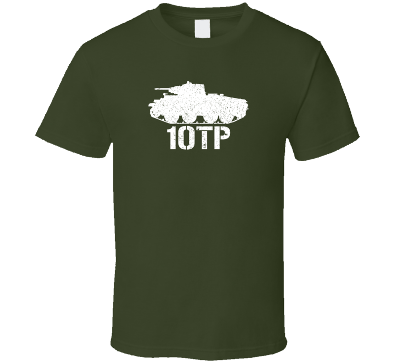 Poland Tank 10TP Military T Shirt