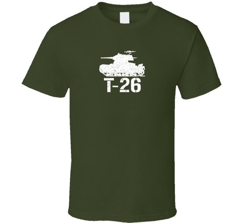 Soviet Union Light Tank T-26 Military T Shirt