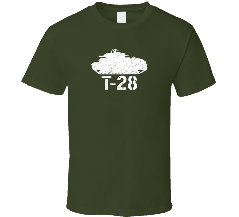 Soviet Union Medium Tank T-28 Military T Shirt