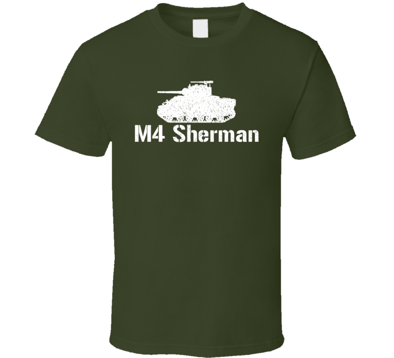 United Kingdom Medium Tank M4 Sherman Military T Shirt