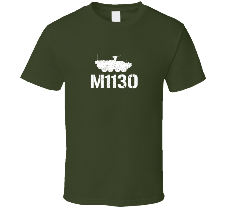 United States Command Vehicle M1130 Military T Shirt